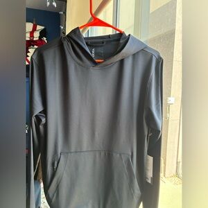 Vuori Black Lightweight Hooded Pullover